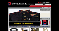 Desktop Screenshot of donaldlumb-ent.com